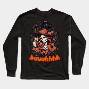 Buuhhhh-Halloween Haunt Long Sleeve T-Shirt